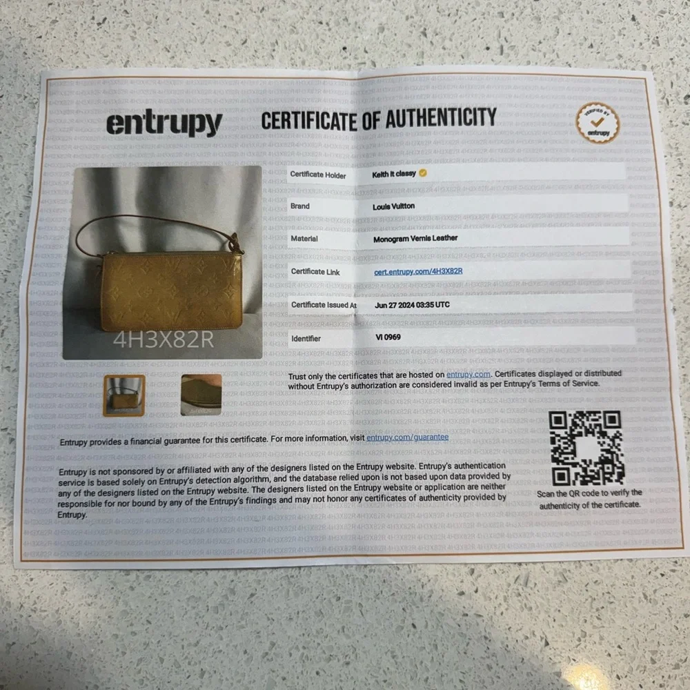 🛑 SOLD 🛑 Louis Vuitton LV Vernis Lexington Yellow ✅ COA included - Picture 3 of 16